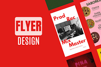 design professional, modern and creative flyers for you