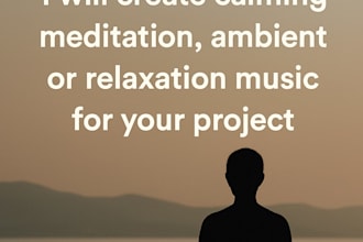 be your meditative, relaxation music producer