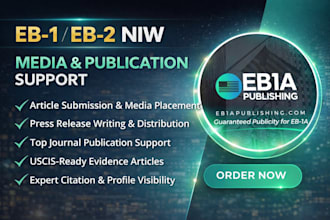 do professional eb1 media article, press coverage eb1 visa media publication