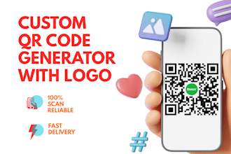 be your qr code generator for custom qr codes with logo and quick delivery