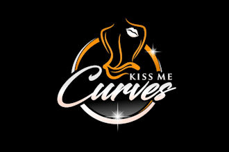 design luxury beauty salon lash curves feminine brand logo
