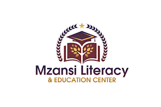 do modern education, literacy center, school, learning and academic logo design