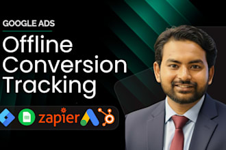 setup google ads offline conversion tracking with sheets, CRM and automation