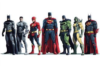 do a superhero comic