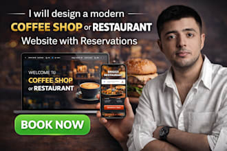 create a restaurant reservation website with admin panel