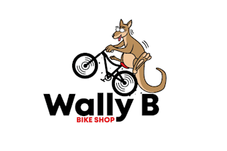 design mascot awesome bike shop logo