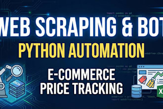 create a custom python web scraper and price tracking bot