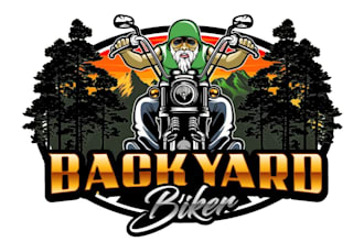 design unique biker logo