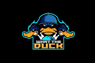 design outstanding duck bowling team logo