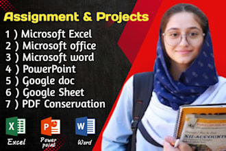 do your microsoft excel ,ms word assignments, project and modules urgently