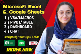 do excel spreadsheet, google sheets, automation, vba, macro, formulas, templates