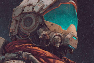 create an sci fi art, concept art, sci fi art illustration