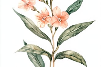 draw a botanical illustration