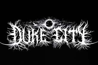 draw a dark logo and artwork for your dark project