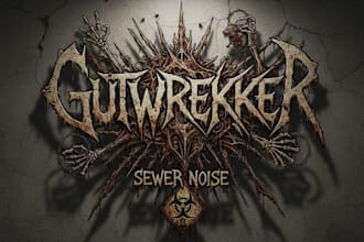 design a filthy underground grind logo for your band