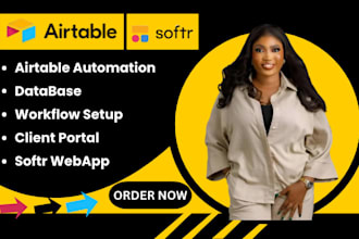 setup airtable database, airtable automation, airtable softr expert