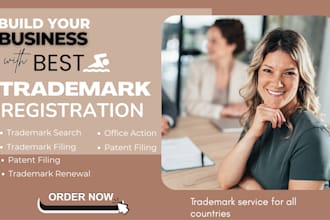 perform trademark search and trademark registration, USA, UK, eu and canada