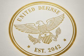 design stunning military patch, logo and badge