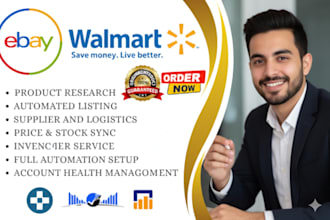 manage your walmart and ebay dropshipping store with full automation support