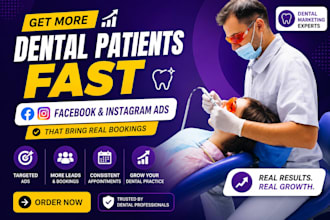do social media marketing and ads for dental clinics to get more patients