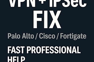 fix VPN and ipsec tunnel issues for palo alto firewalls