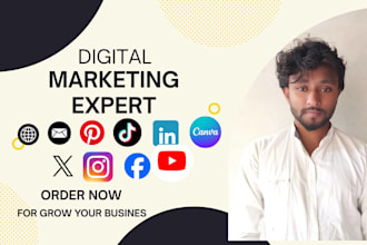 be your social media manager and digital content creator