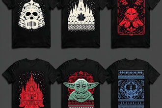 do ugly christmas sweater or t shirt design