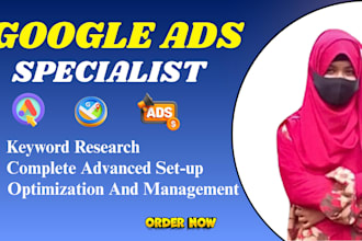 setup  advanced google ads adwords and retargeting campaign