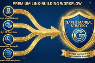 build high authority local SEO backlinks for gmb ranking and maps