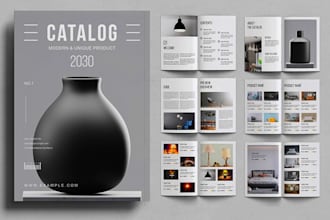 design amazing brochure, company profile, handbook, proposal, report