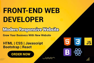 build your responsive front end website