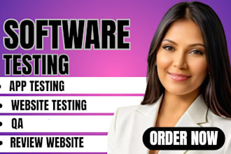 qa test and review website , ios app and android app