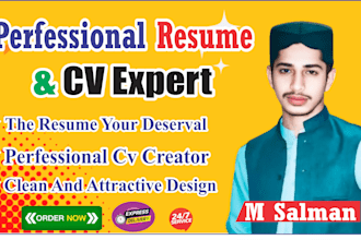 be your professional ats resume writer, CV maker, and linkedin expert