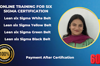 help in lean six sigma certifications
