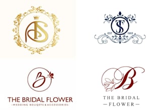 design unique wedding monogram or initial logo for you