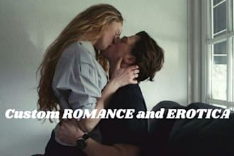 ghostwrite or rewrite steamy romance and custom erotica novels