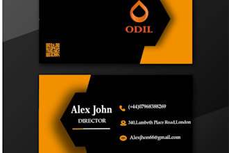 do professional unique bussiness card design