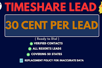 provide timeshare owner lead