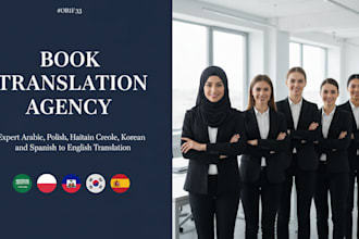 translate arabic, polish, haitian creole, korean, slovenian, spanish to english