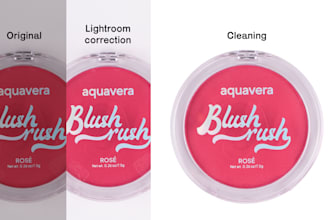do product photo cleaning and editing for e commerce