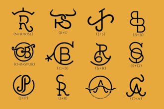 design modern cattle brand, western, ranch and symbolic logo