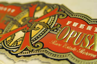 design modern cigar label, cigar logo, cigar band and cigar box