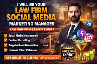law firm social media marketing manager, law firm smm and law firm leads expert