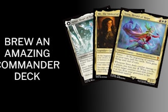 make a commander deck for you