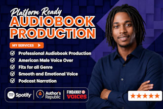 be your spotify audiobook narrator, german and english male voice over artist