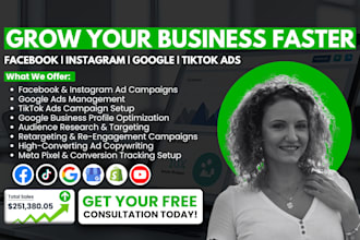 digital marketer for your meta suite, google ads and tiktok ads