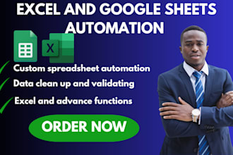 make excel sheet googlesheet automation