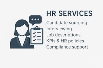 provide expert HR services, recruitment support and HR documentation