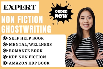 ghostrwite engaging non fiction self help books for amazon KDP publishing