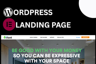 wordpress landing wordpress elementor elementor landing wordpress website